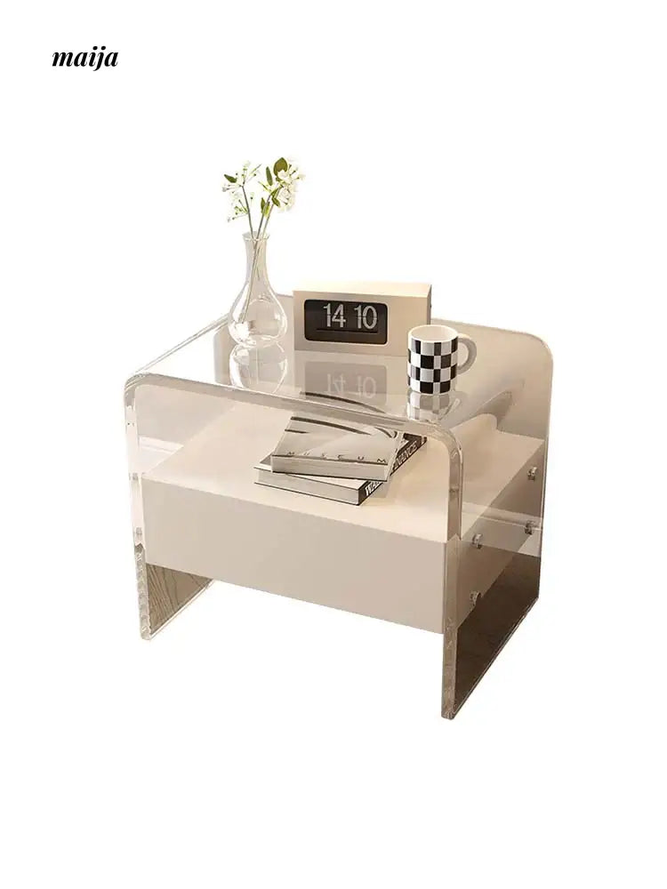 Alexandria Acrylic Bedside Table from maija