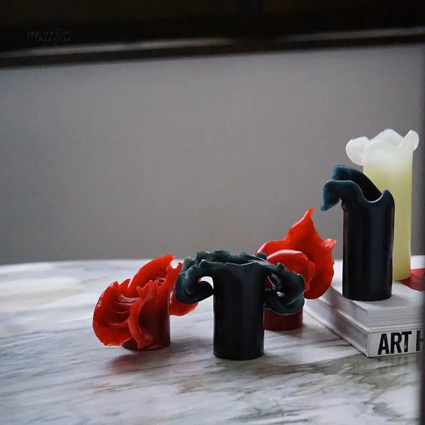 Poppy Flowering Candle from maija