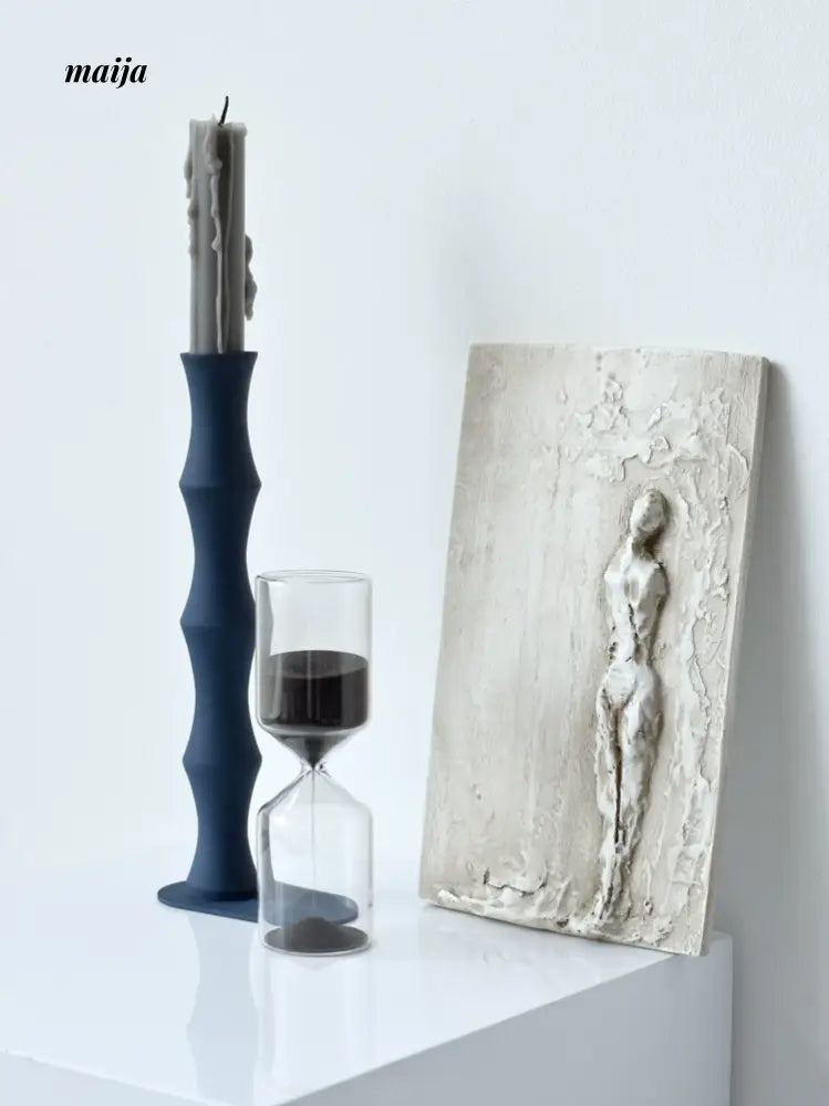 Bamboo Metal Candle Holder from maija