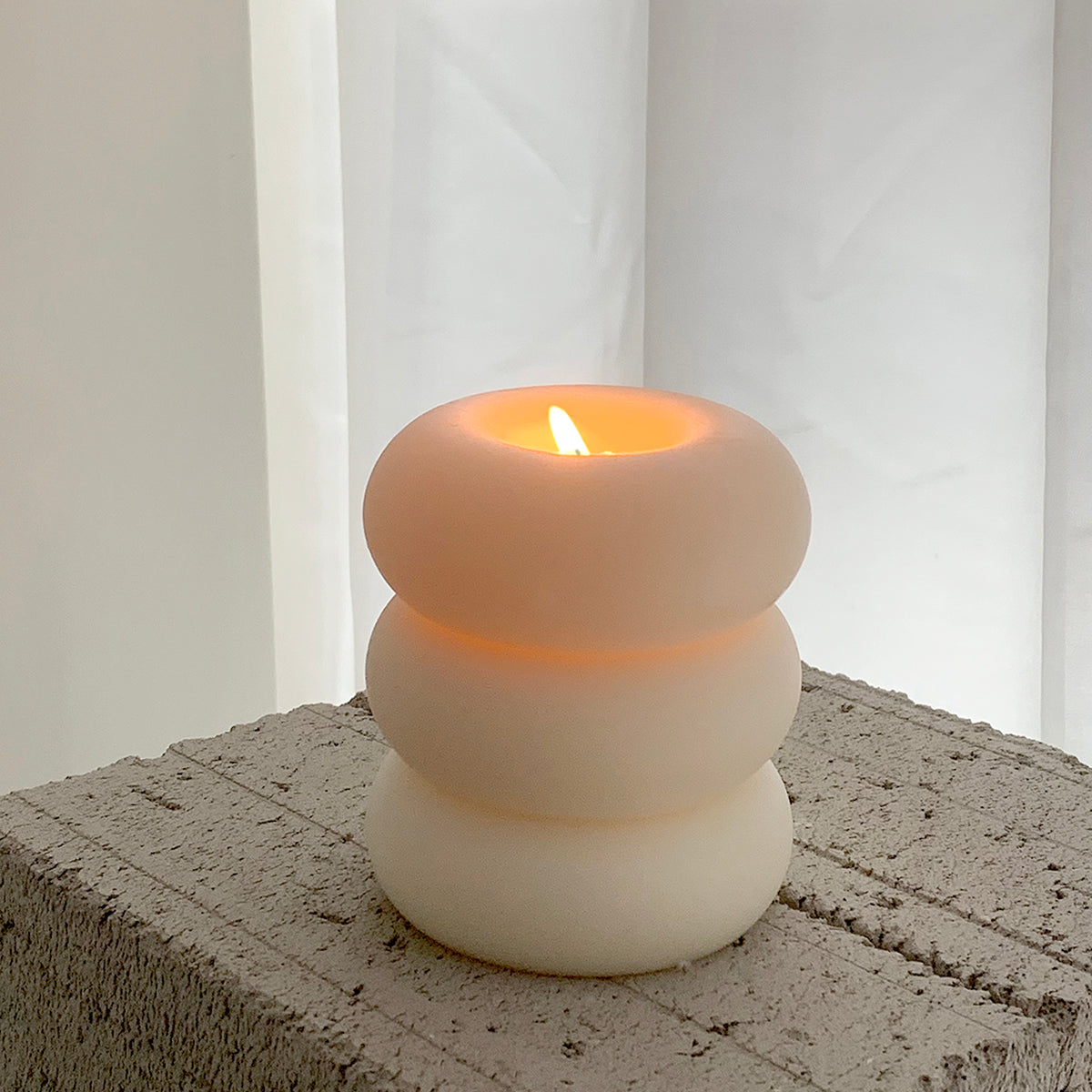 Stacked Ring Candles from maija