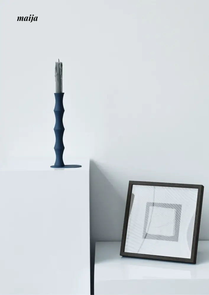 Bamboo Metal Candle Holder from maija