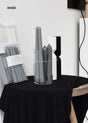 Black Cyclinder Candle from maija