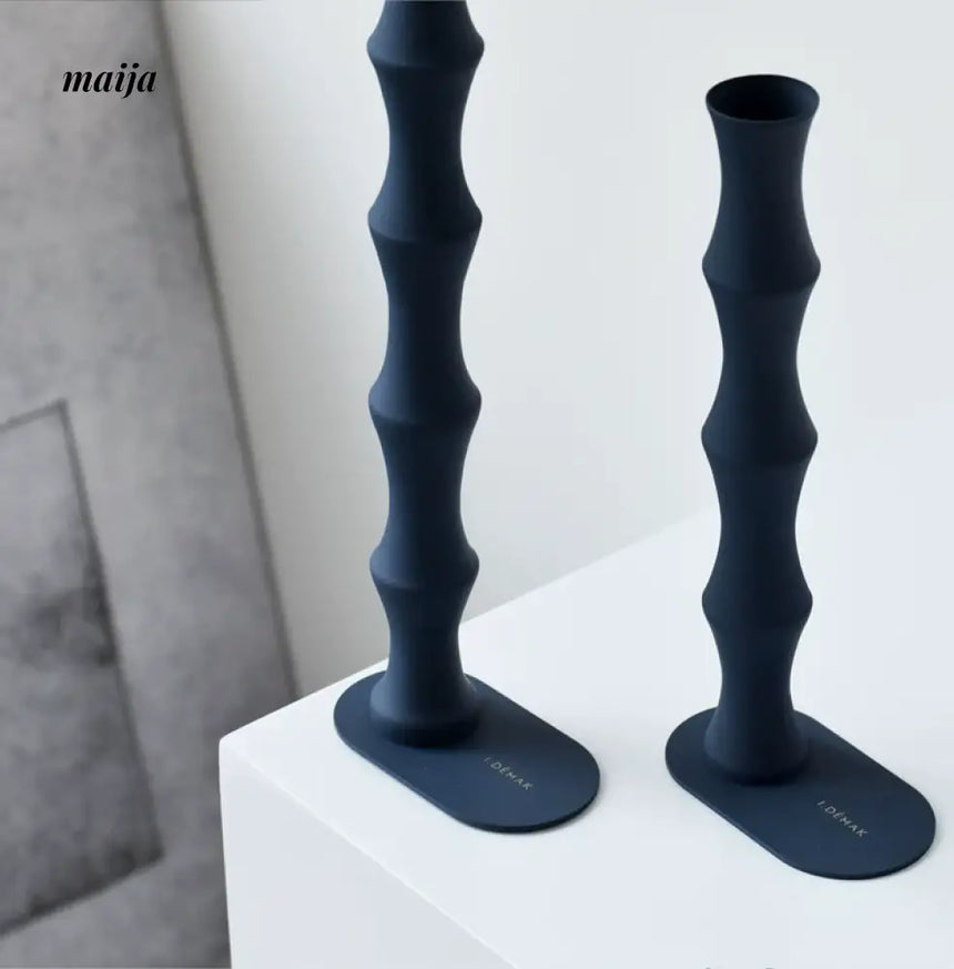 Bamboo Metal Candle Holder from maija