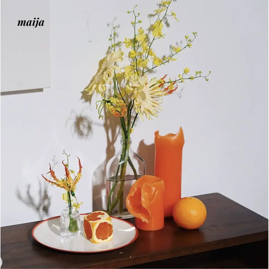 Poppy Flowering Candle from maija