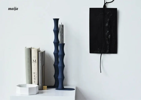 Bamboo Metal Candle Holder from maija