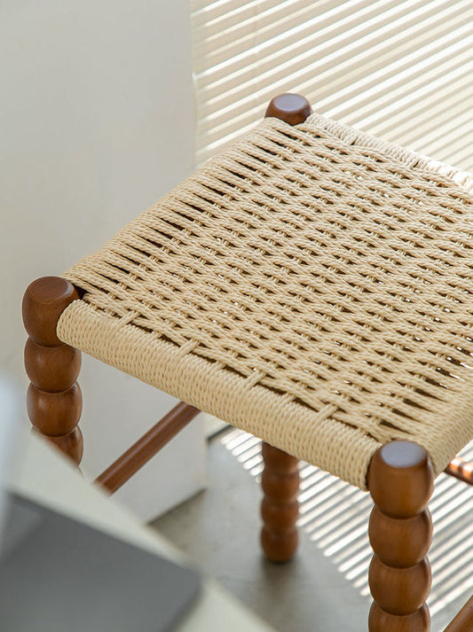 French Braid Woven Rattan Chair from maija