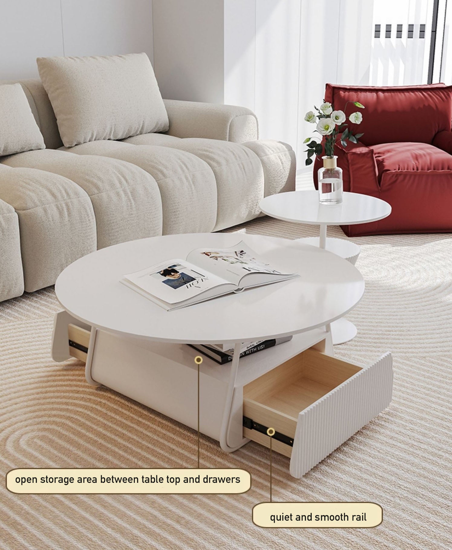Stanmore White Coffee Table from maija