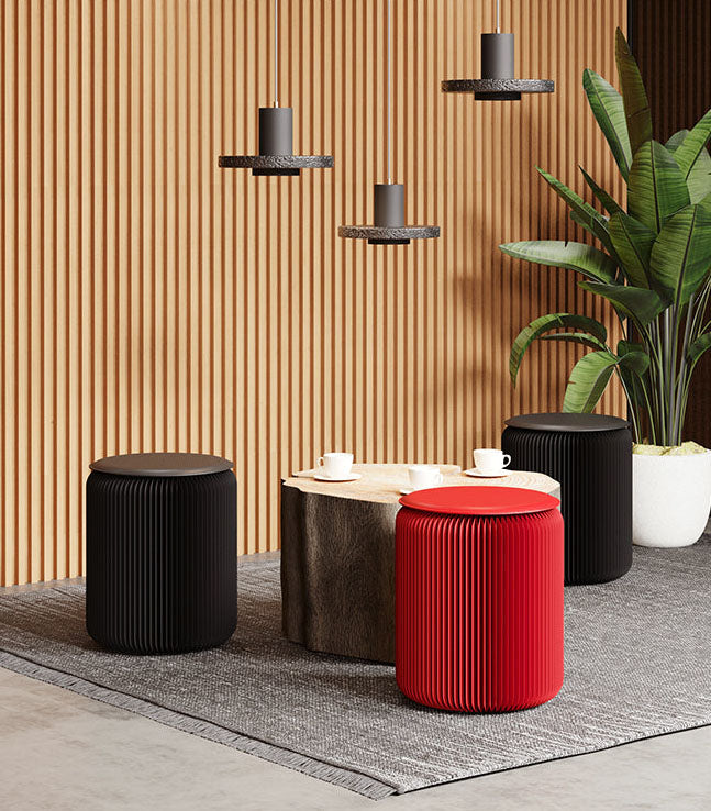 Accordion Paper Stool from Shiba Paper